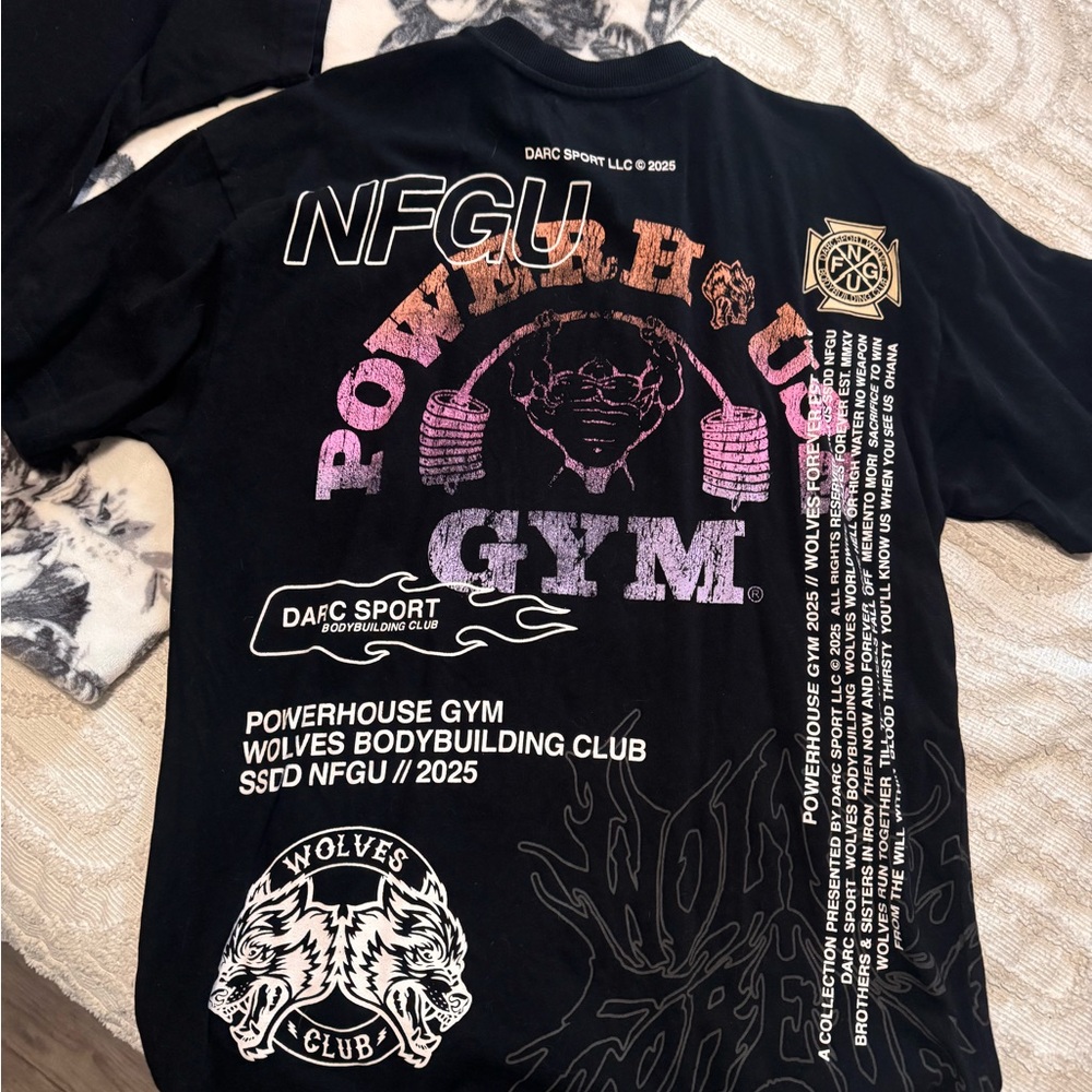 Darc Sport Black and Purple Graphic Tee